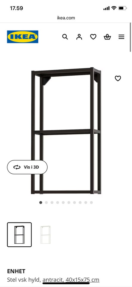 Vægreol Ikea