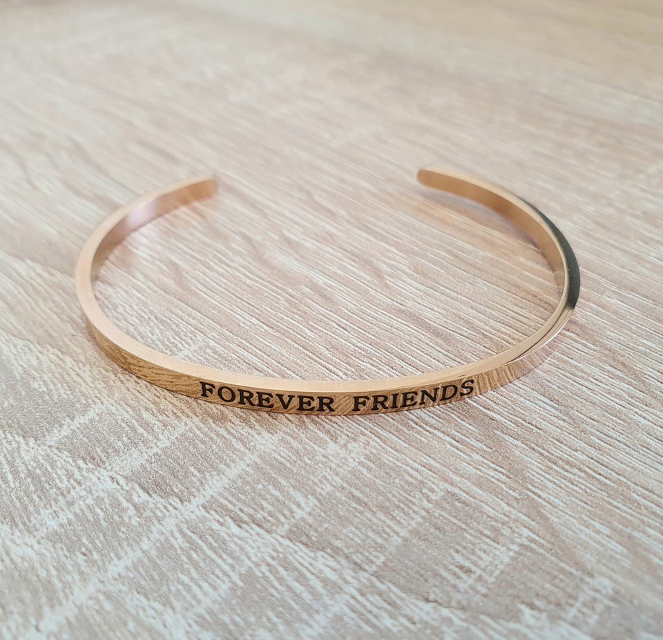 Armbånd, forgyldt, Dige Designs