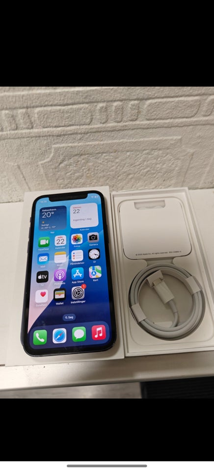 iPhone 12 Mini, 64 GB, sort