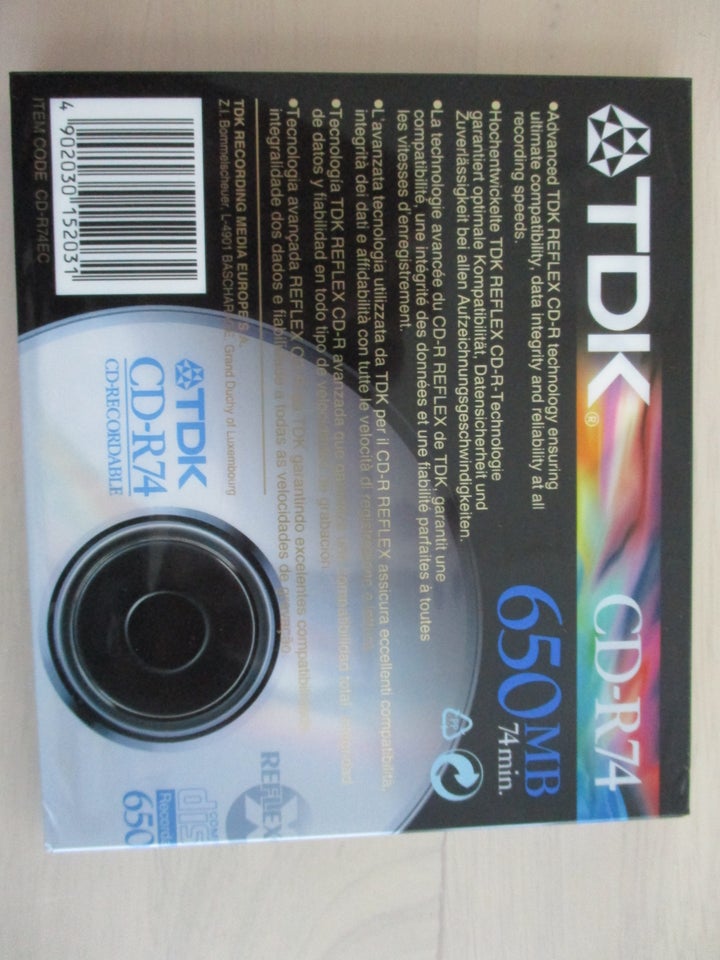 Andet, TDK CD Recordable