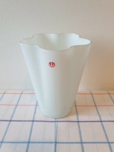 Glas Hvid glas vase vase