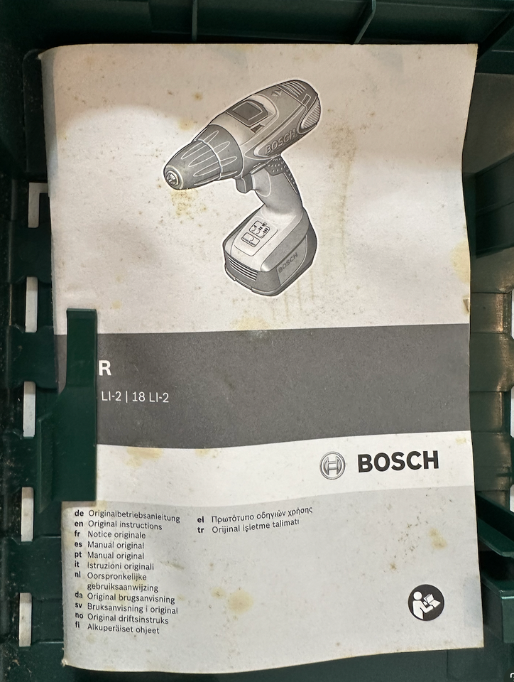 Bore- og skruemaskine, Bosch PSR 18