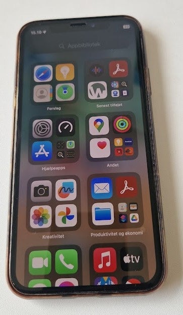 iPhone X, 64 GB, sort