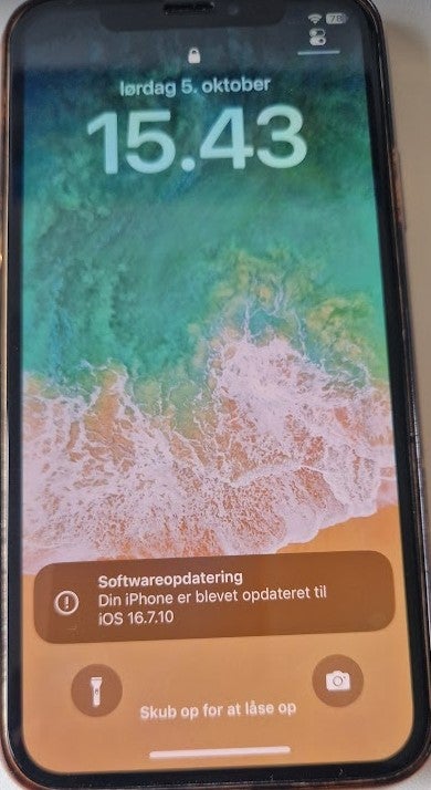 iPhone X, 64 GB, sort