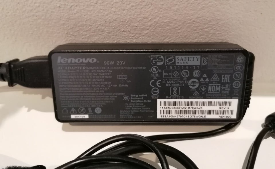 Oplader, Lenovo, Perfekt