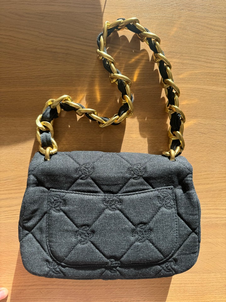 Skuldertaske, Chanel, denim