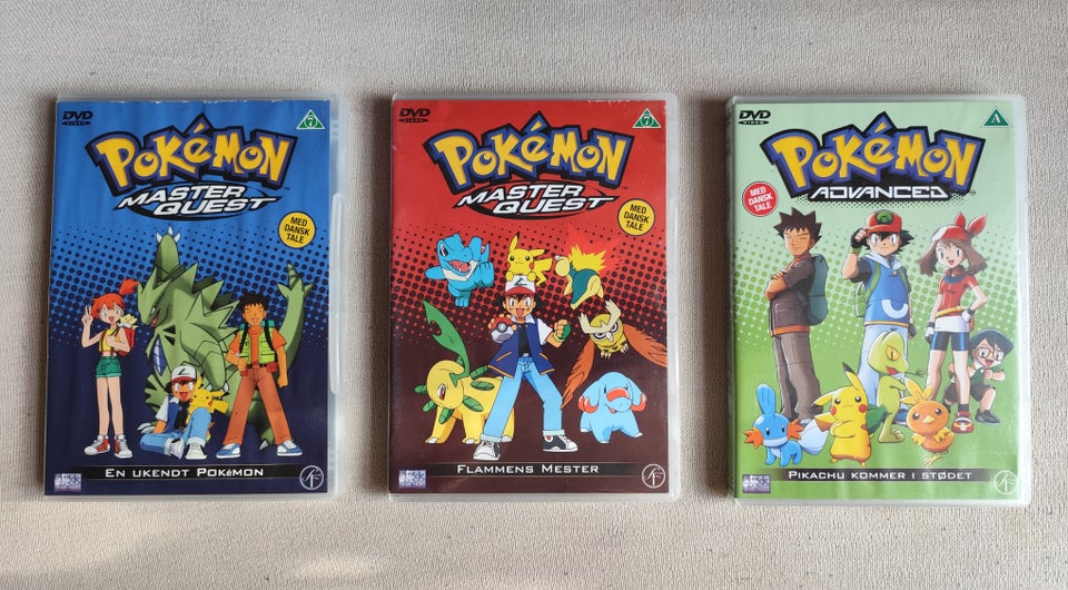 3 Pokemon DVD'er - Pokemon Master