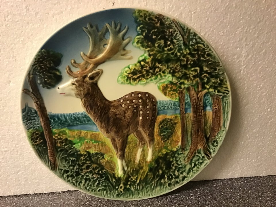 Keramik Porcelæn Stor Platte med