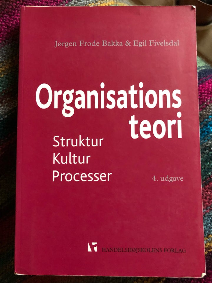 Organisations teori, Jørgen Frode