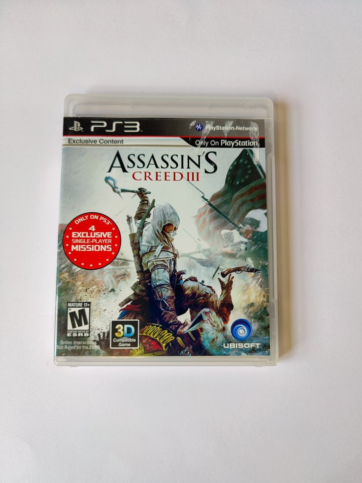 Assassin's Creed 3, PS3, adventure