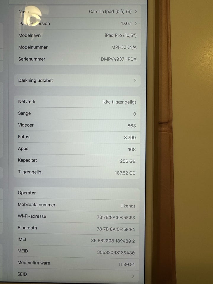 iPad Pro 2, 256 GB, God