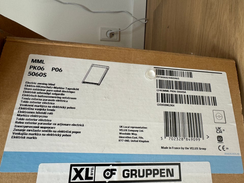 VELUX udvendigt solgardin