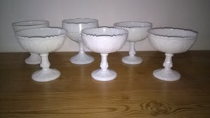 Porcelæn Opalineglas Retro