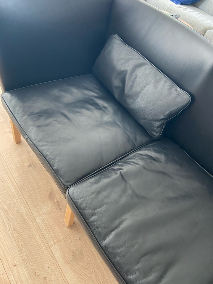 Sofa, læder, 2 pers.