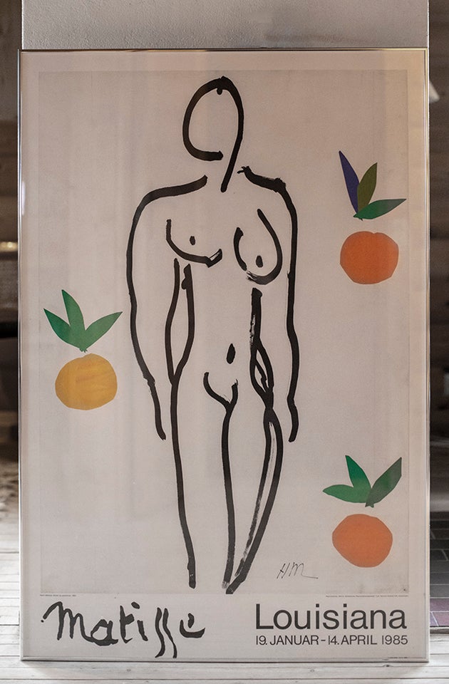 Indrammet plakat, Matisse, motiv: