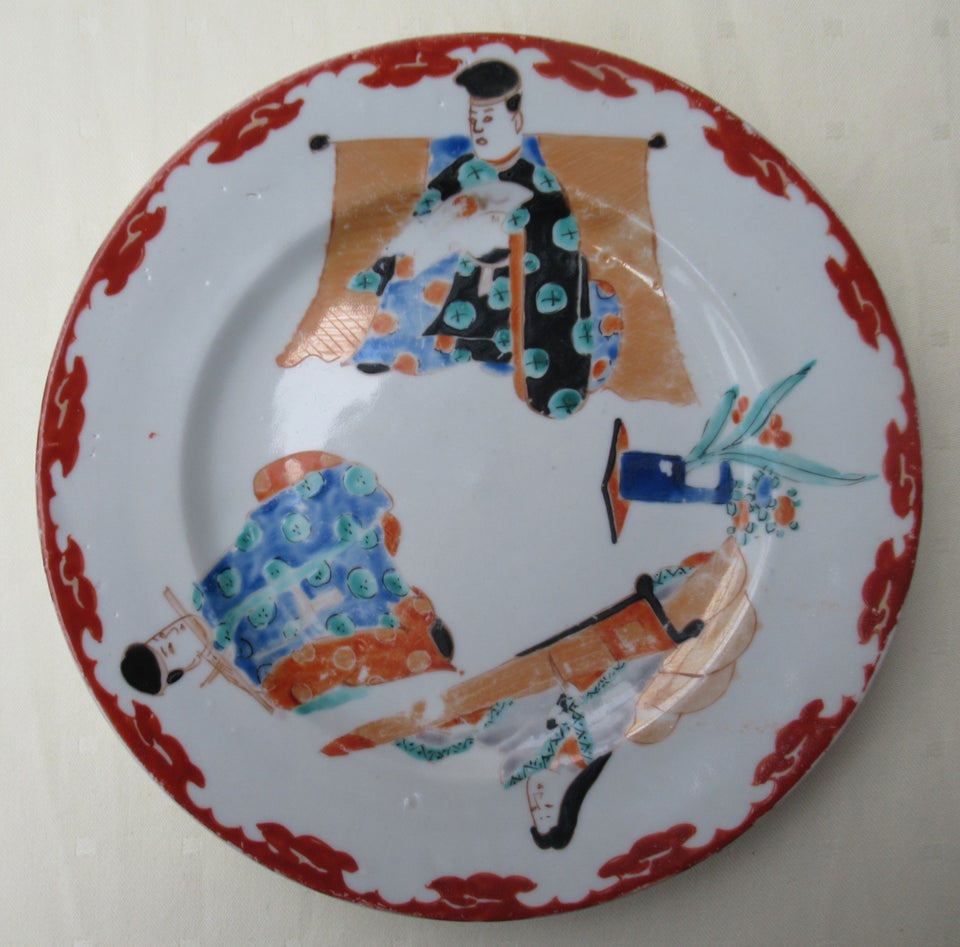 Japanske tallerkener porcelæn