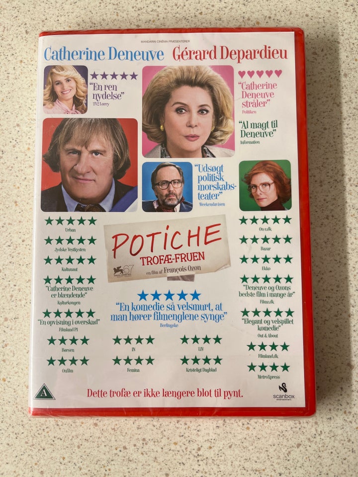 Potiche trofæ-fruen, DVD, komedie