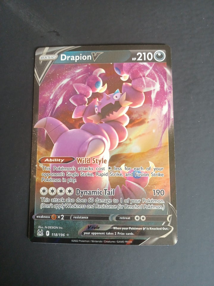 Samlekort Pokemonkort Drapion v