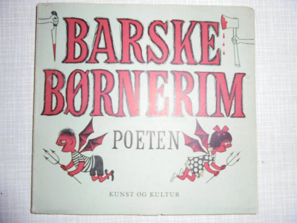 BARSKE BØRNERIM, Poeten, genre: