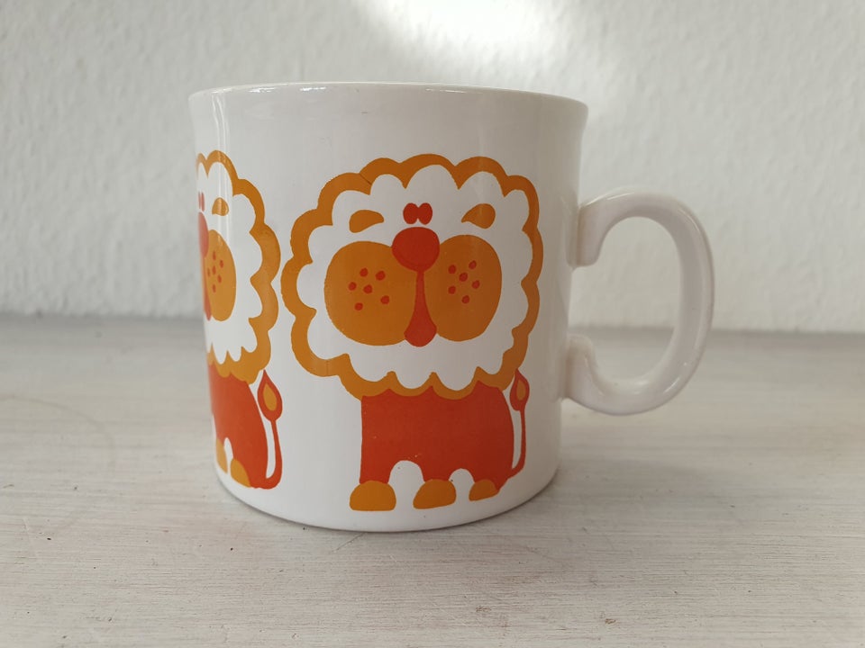 Porcelæn Vintage løve Børnekop