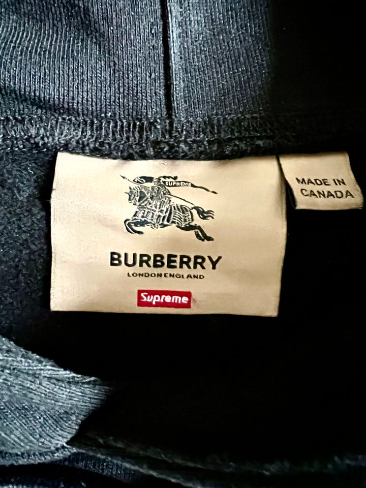 Hættetrøje, Supreme X Burberry,