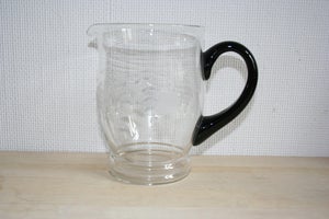 Glas Glaskande m/vindruemønster