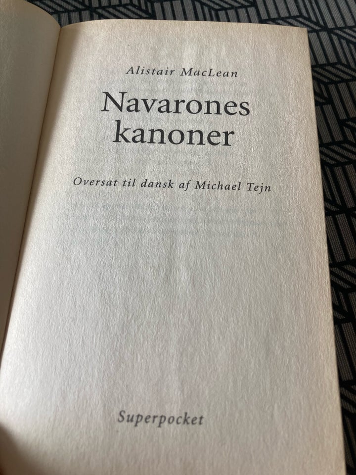 Navarones kanoner, Alistair