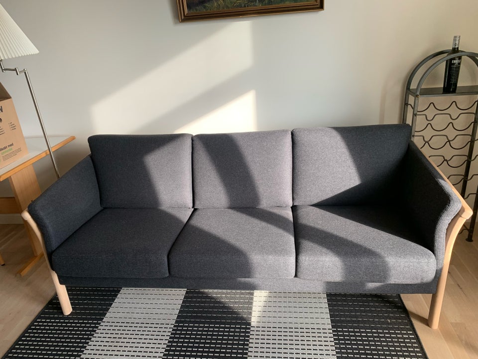 Sofa, uld, 3 pers.