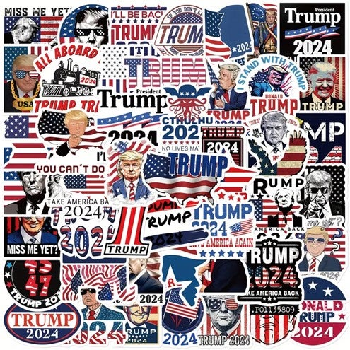 Badges, USA TRUMP 2024 TAKE AMERICA