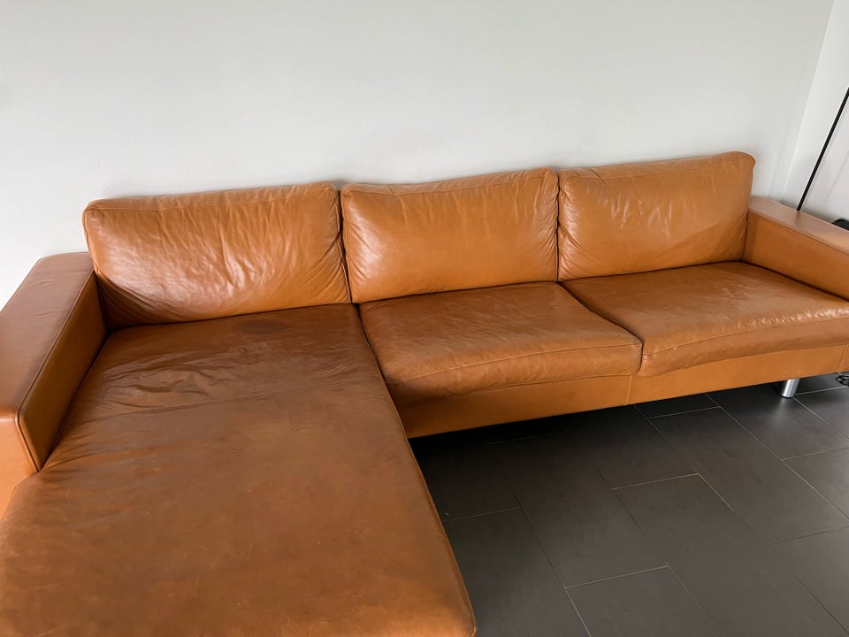 Sofa læder 3 pers