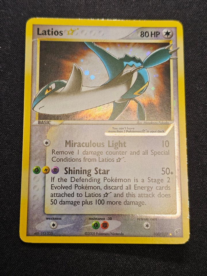 Samlekort, Pokemon, Latios Gold