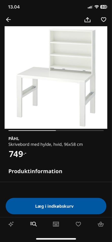 Skrivebord, Ikea