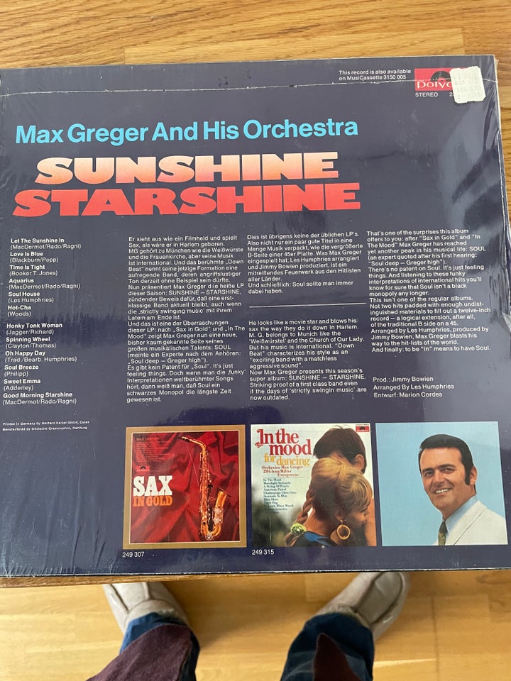 LP, Max Greger (1. Press), Sunshine