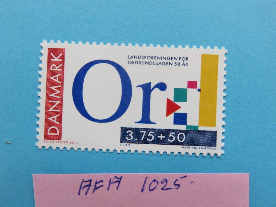 Danmark, postfrisk, AFA 1025