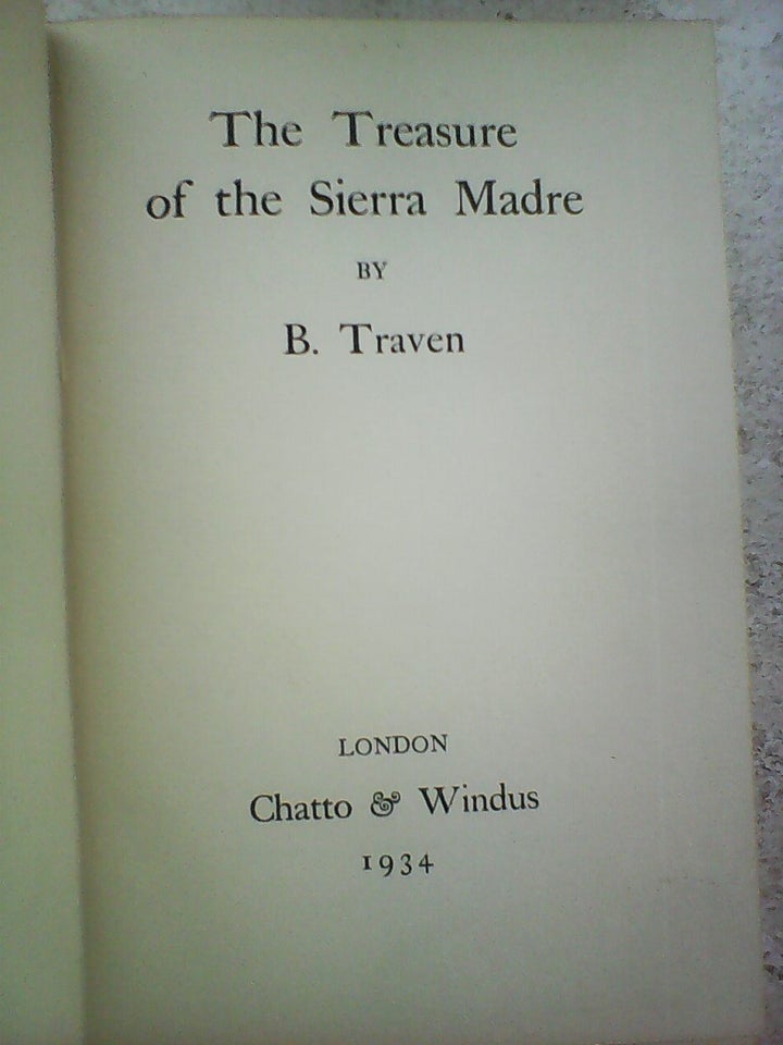 The Treasure of The Sierra Madre, B.