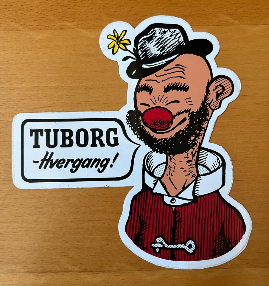 Klistermærker, Tuborg hvergang