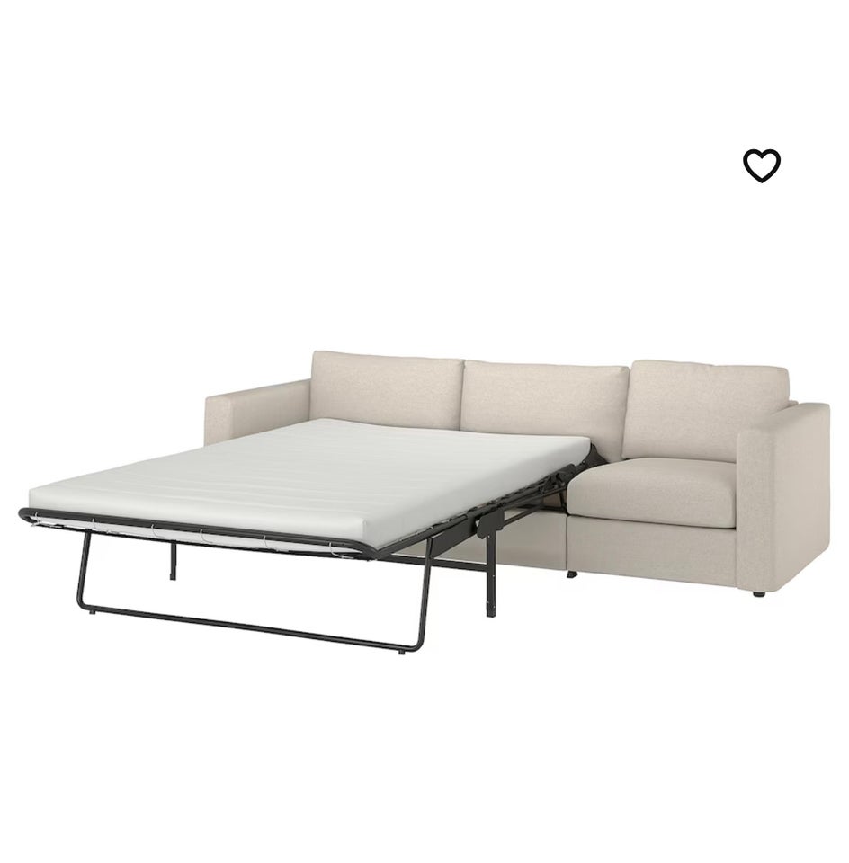 Sovesofa stof 3 pers