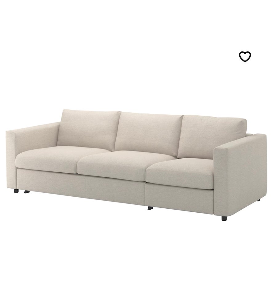 Sovesofa stof 3 pers