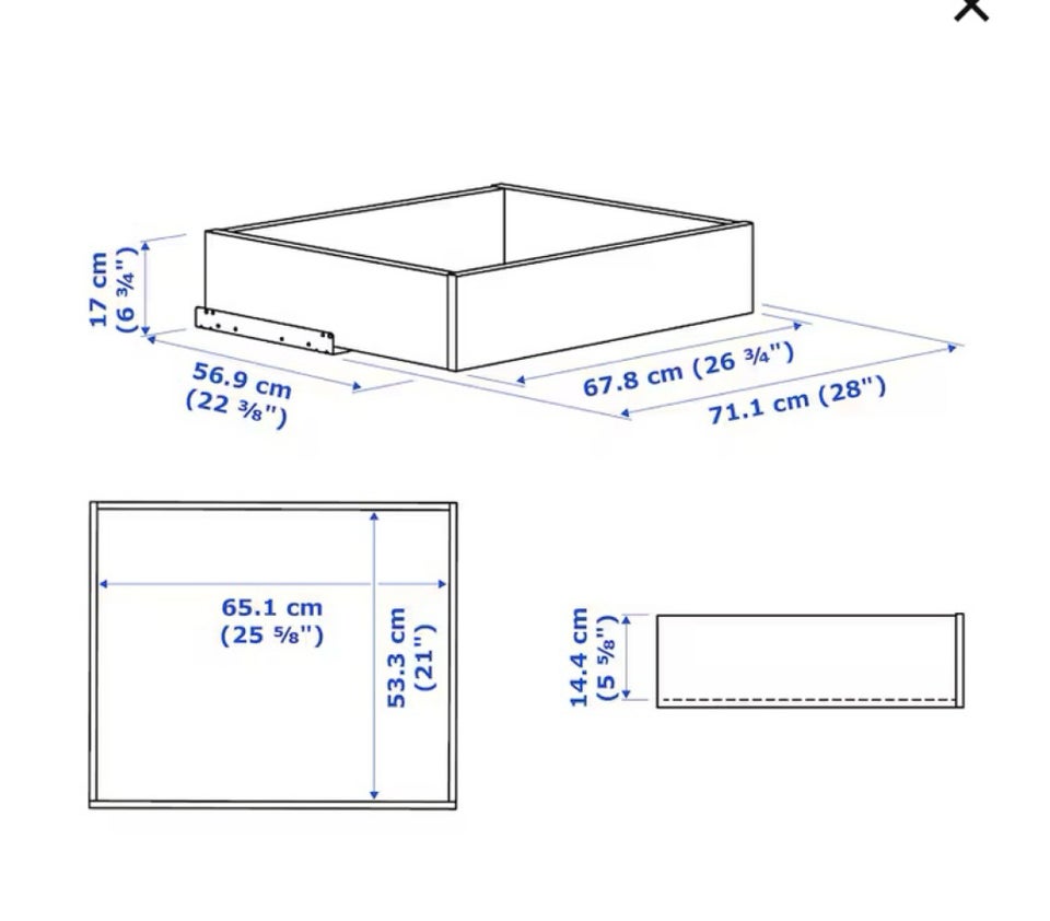 Komplement skuffe, Ikea