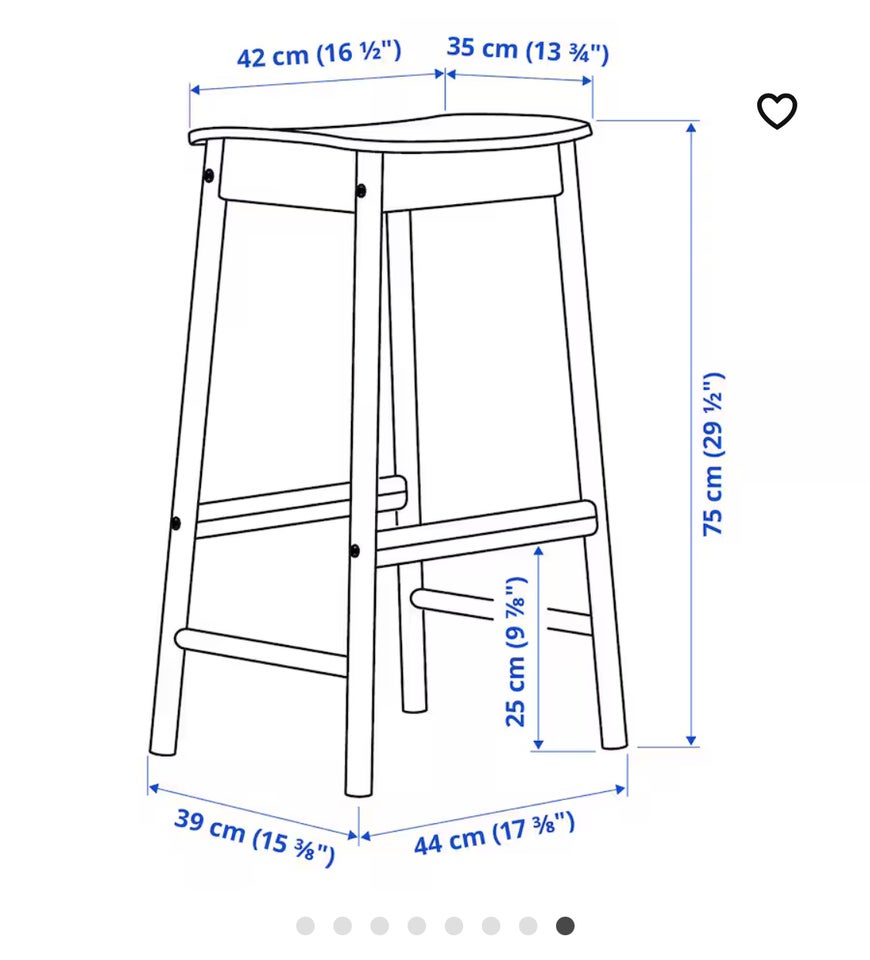 Køkkenstol, Træ, IKEA