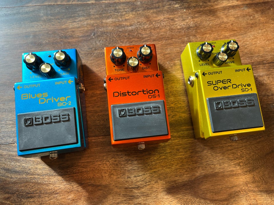 Pedaler, Boss BD-2 SD-1 DS-1