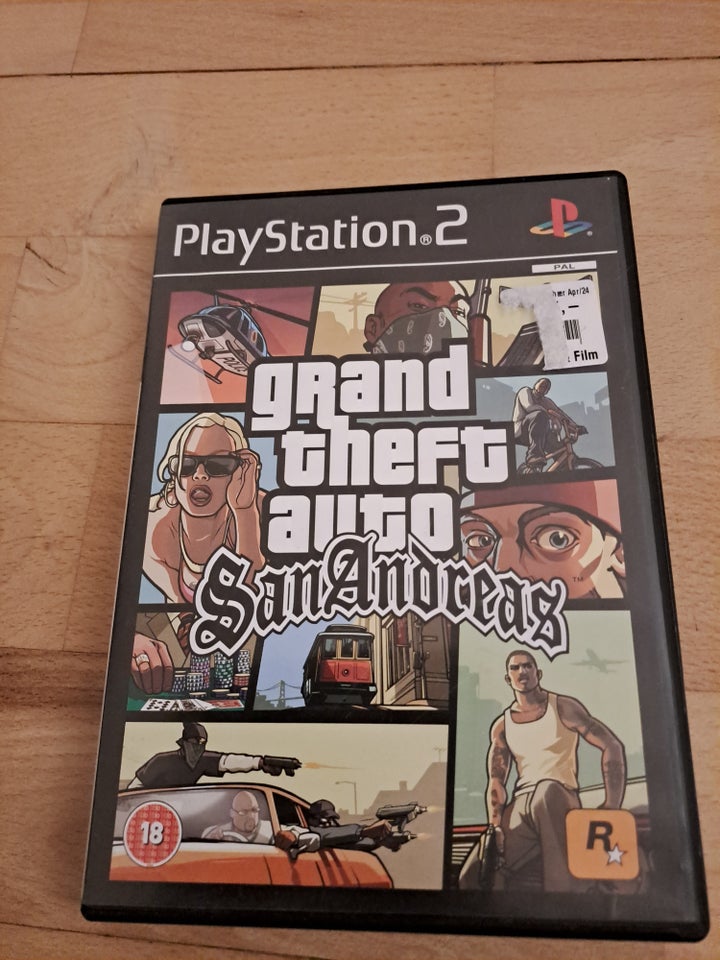 Grand Theft Auto San Andreas, PS2,