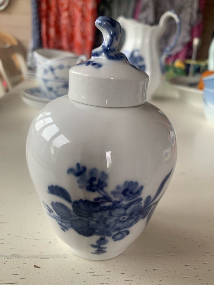 Porcelæn Blå blomst svejflet
