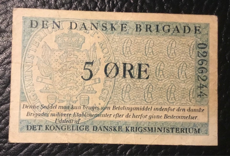 Militær, 5 øre Den Danske Brigade