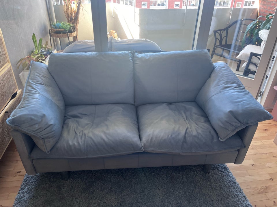 Sofa læder 2 pers