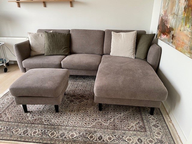 Sofa, stof, anden størrelse