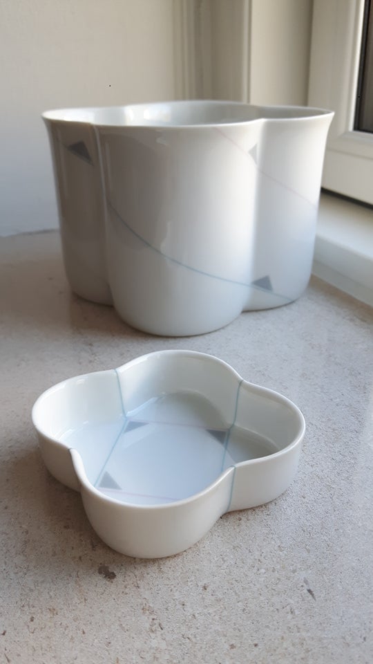 Porcelæn, Skål Vase Krukke sæt,