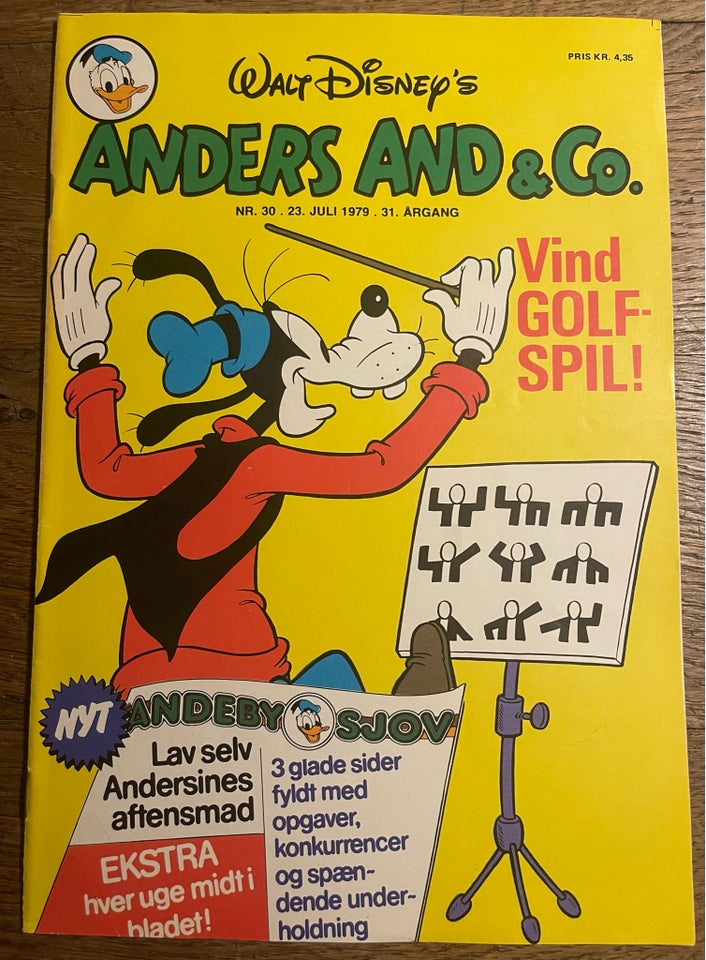 Anders And 1979 nr. 30 inkl. indlæg