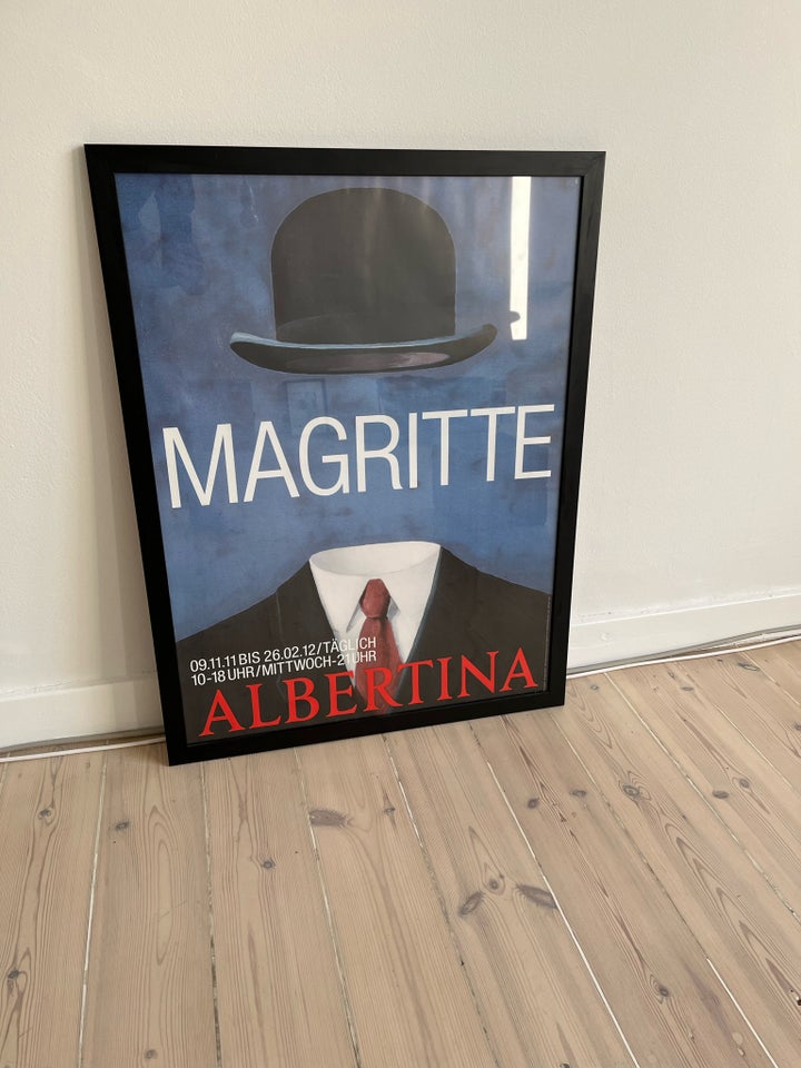 Kunstplakat, Magritte, b: 65 h: 85