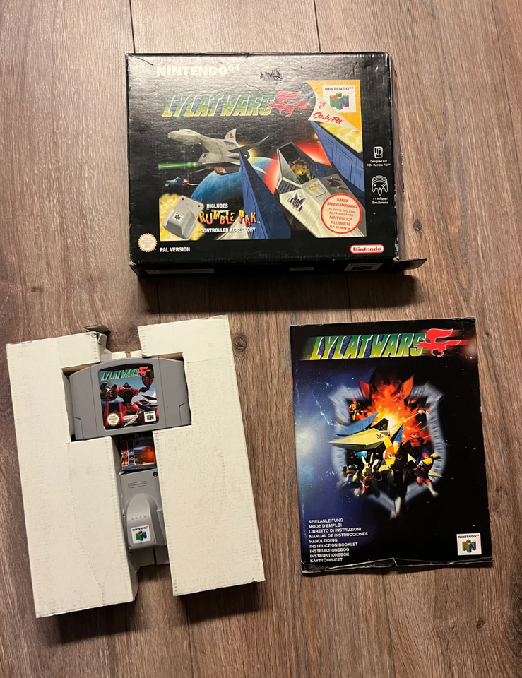 Lylat wars big box N64